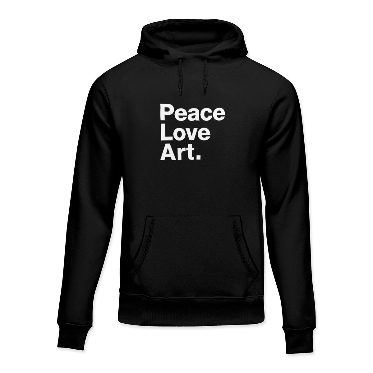 Peace Love Art Hoodie – Museum Nerd