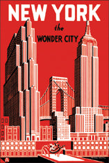 New York the Wonder City 2x3 Magnet