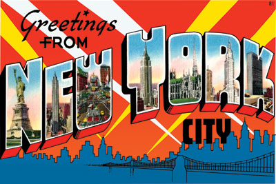 Greetings From New York City Magnet 2x3 Packaged
