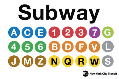 All Stop Buttons Subway 2x3 Magnet Packaged