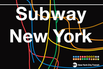 Subway New York 2x3 Magnet Packaged