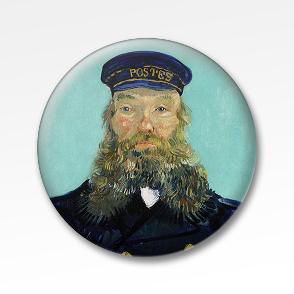 Portrait of Postman Roulin 1.5 inch Pin