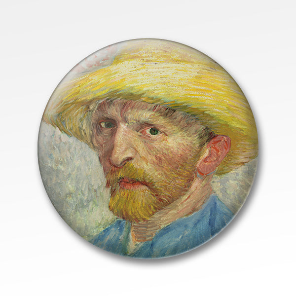 Self Portrait Van Gogh 1.5 inch Pin