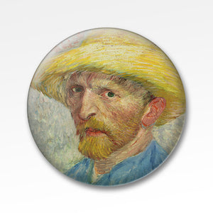 Self Portrait Van Gogh 1.5 inch Pin