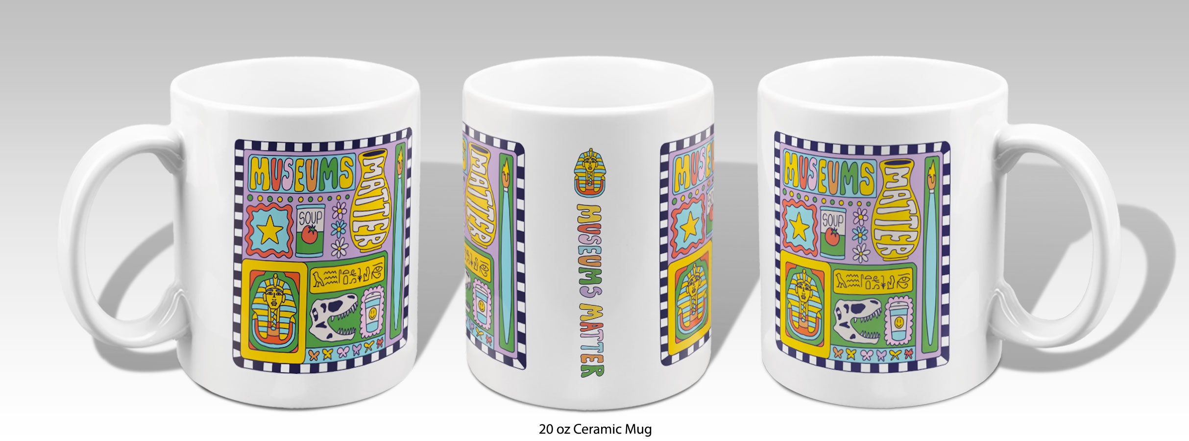 Museums Matter Illustration Mug