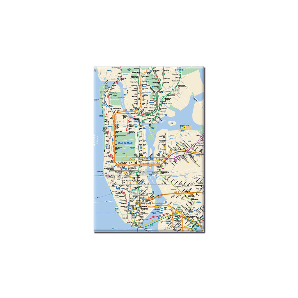 NYC Subway Map Magnet