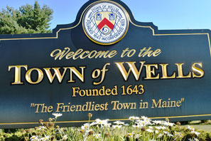 Wells Welcome to the Town 2x3 Magnet