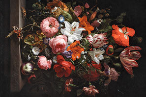 Flowers in a Glass Vase Ruysch 2x3 Magnet Carded