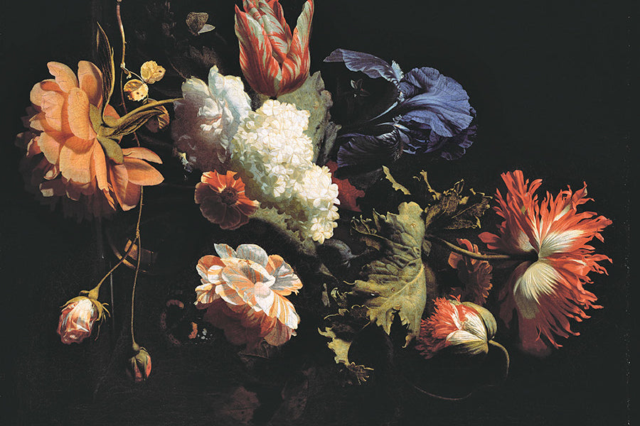 Flowers on a Stone Table 2x3 Magnet