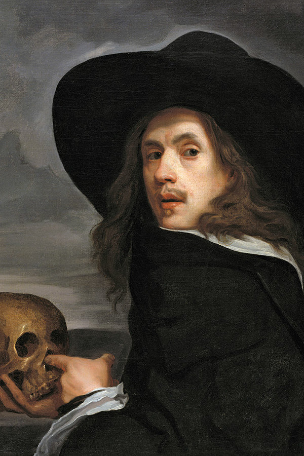 Self Portrait with Skull 2x3 Magnet