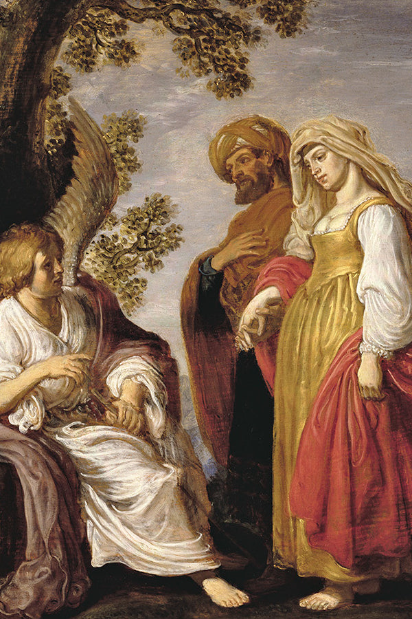 The Angel with Manoah and His Wife 2x3 Magnet