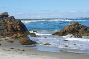 Beach with Rocks 2x3 Magnet