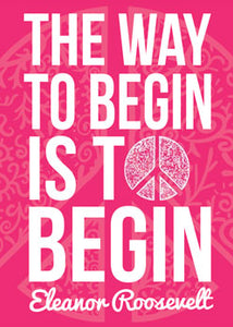 Eleanor Roosevelt - The Way to Begin 2.5 x 3.5 Magnet