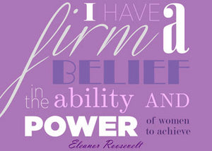 Eleanor Roosevelt Firm Belief Quote 2.5 x 3.5 Magnet