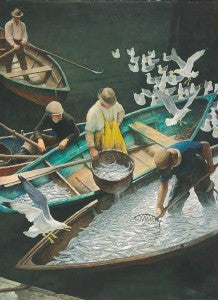 Wyeth Dark Harbor Fishermen 2.5 x 3.5 Magnet