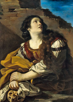 Guercino (Giovanni Francesco Barbieri)  Saint Mary Magdalene 2.5 x 3.5 Magnet Carded