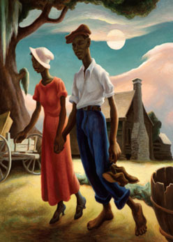 Romance Thomas Hart Benton 2.5 x 3.5 Magnet Carded