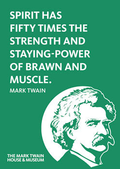 Mark Twain Spirit has Fifty Times 2.5 x 3.5 Magnet Carded