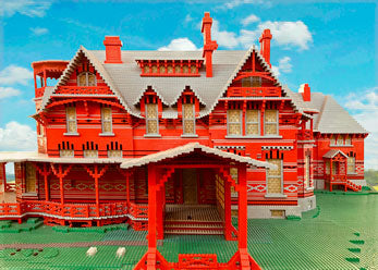 Lego House 2.5x3.5 Magnet Loose