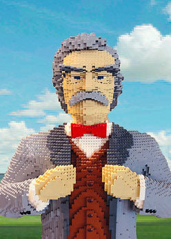 Lego Bust 2.5x3.5 Magnet Loose