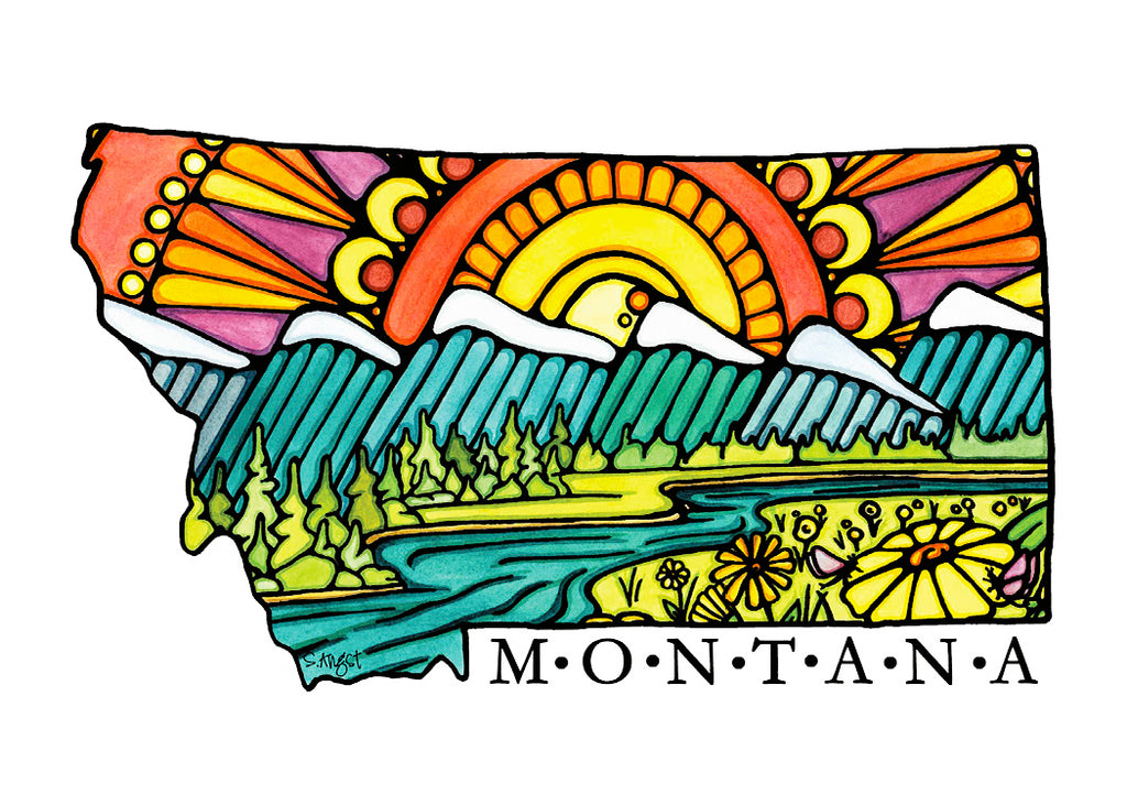 Montana River Magnet 2.5x3.5