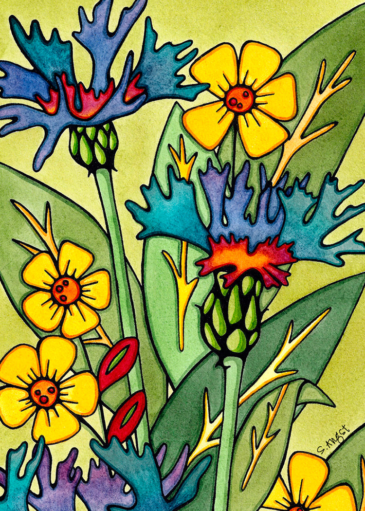 Mountain Bluet Magnet 2.5x3.5