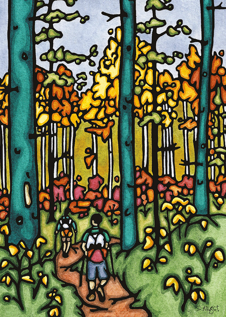 Hiking 2.5x3.5 Magnet