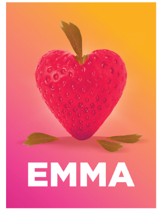 Emma 2.5 x 3.5 Magnet non hanging bag