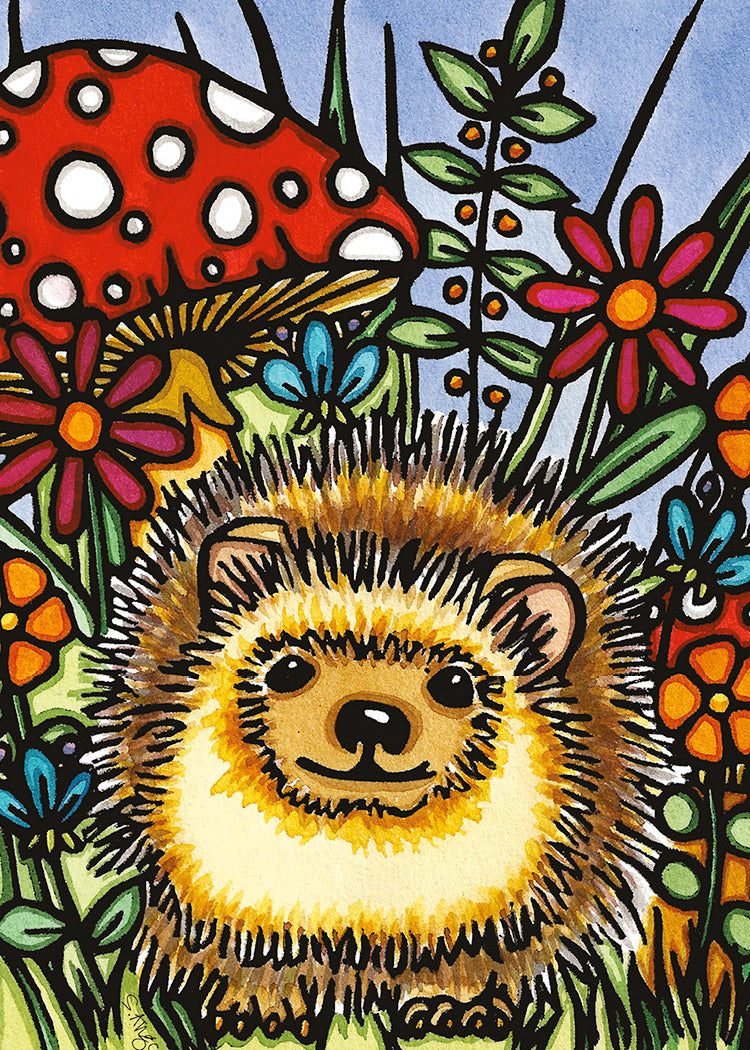 Hedgehog Magnet 2.5x3.5
