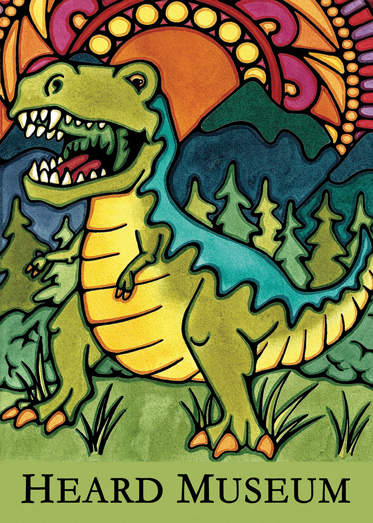 Heard Museum Dinosaur2.5x3.5 Magnet