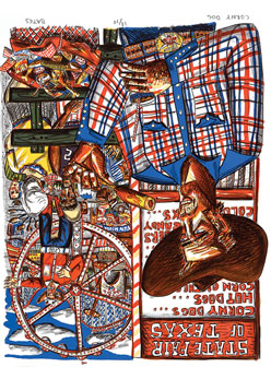 David Bates Michael Hart and Bill Lagatutta 2.5 x 3.5 Magnet Carded