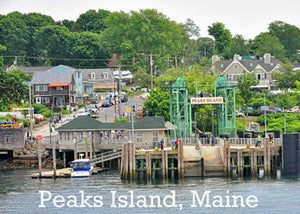 Peaks Island Harbor 2.5 x 3.5 Magnet