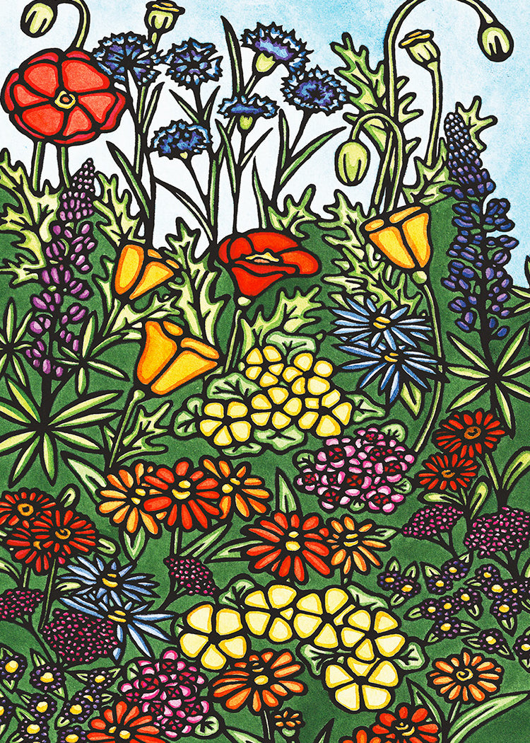 Wildflowers 2.5x3.5 Magnet