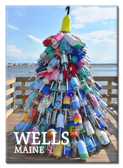 Buoy Tree Wells Maine 2.5 x 3.5 Magnet
