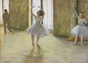 Degas Dancing Lesson 2.5 x 3.5 Magnet