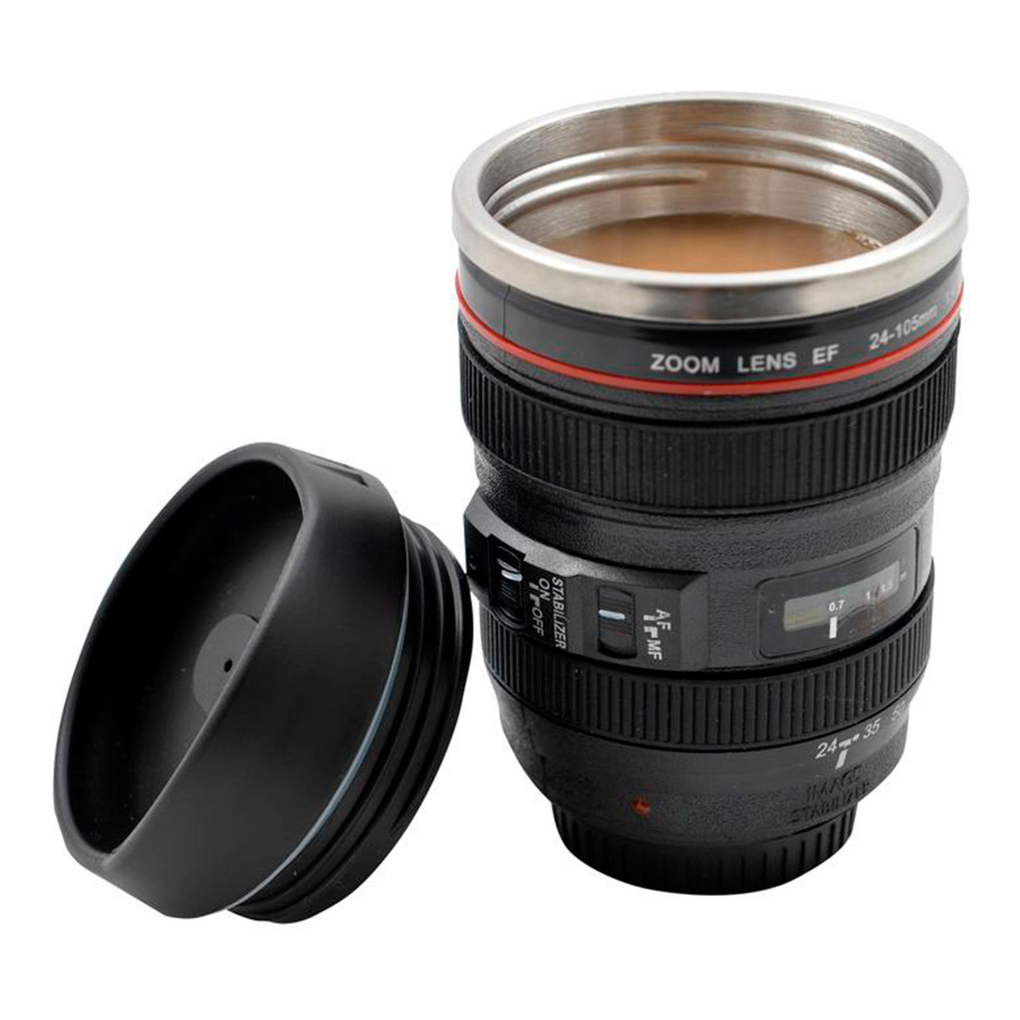 Camera Lens Mug 3.5 x 5.75  (Black)
