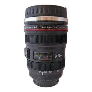 Camera Lens Mug 3.5 x 5.75  (Black)