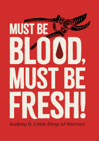 LSOH Must Be Blood 2.5 x 3.5 Magnet non hanging bag