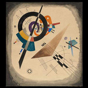 Kandinsky - Komposition 3x3 Carded Magnet