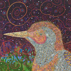 Tomaselli - Woodpecker 3x3 Carded Magnet
