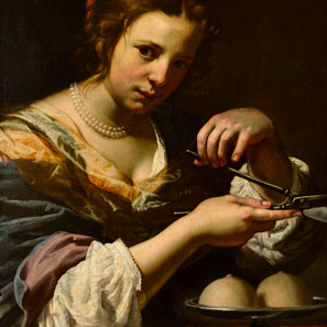 Lorenzo Lippi Saint Agatha 3x3 Magnet Carded