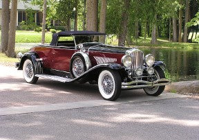 Duesenberg Model J Red and Black 2x3 Magnet