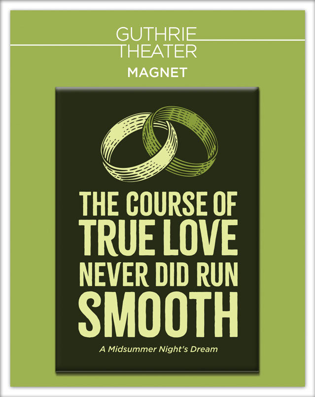 The Course of True Love 2.5 x 3.5 Magnet non hanging bag
