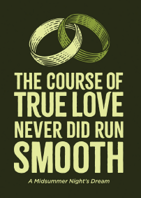 The Course of True Love 2.5 x 3.5 Magnet non hanging bag