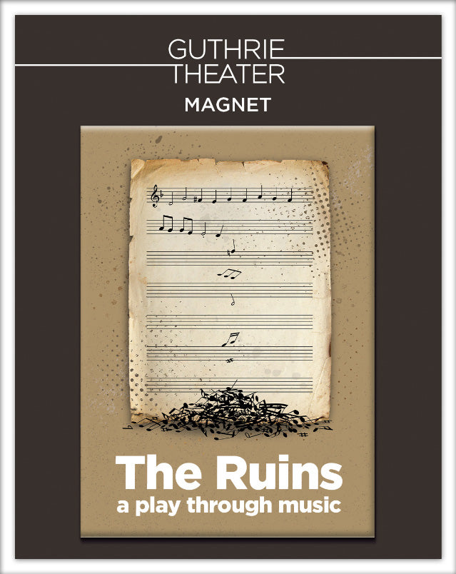 The Ruins Through Music 2.5 x 3.5 Magnet non hanging bag