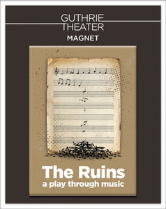 The Ruins Through Music 2.5 x 3.5 Magnet non hanging bag