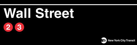 Wall Street Magnet 4.5 x 1.5 Packaged
