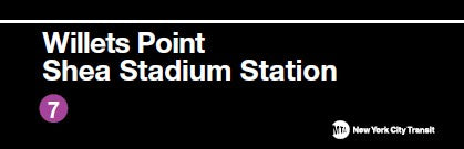 Willets Pt Shea Stadium Magnet 4.5 x 1.5 Packaged