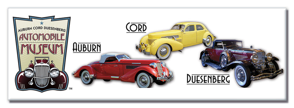 3 Cars ACD Line Up 4.5x1.5 Magnet