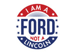 I am a Ford, Not a Lincoln 4.25x6 postcard